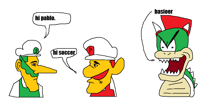 myassinyojaws's tweet photo. this are pablo and soccer,

the breand new estupendo characters...

say hi to them!! 

(igonre that turtle fucker) https://t.co/7B1vWSAVHu