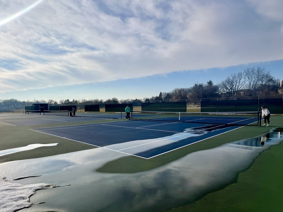 CGHSTennis's tweet image. Beautiful day to get some nets up! First nice day of season we get, we will be ready to go! Thanks to the guys and one of our managers Jelena for coming out and helping us get this done! 💪🏻#sweepingthesheds #manyhandsmakelightwork #blameusifitsnows🤷🏼‍♀️