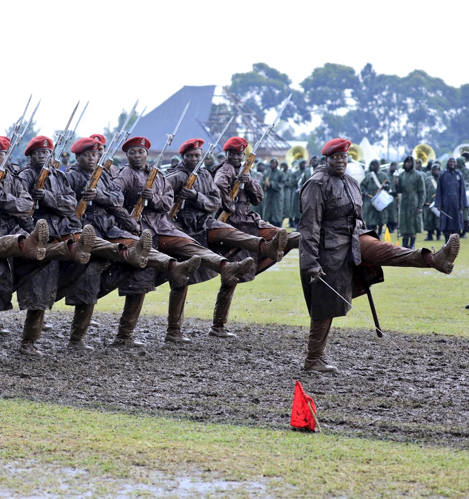 NRMOnline's tweet photo. The President of the Republic of Uganda and Commander-in-Chief of the armed forces, His Excellency Gen. (Rtd) @KagutaMuseveni, has paid tribute to the people of Busoga for their unwavering contribution during struggles that led to the liberation of Uganda. 

The President was officiating today, Tuesday, at the 43rd Tarehe Sita anniversary celebrations at Busesa in Bugweri district, Busoga sub-region. He was in the company of the First Lady and Minister of Education and Sports, Maama @JanetMuseveni. 

"I salute the people of Busoga who participated in our struggles. Some of those who received medals today were children of those who were executed by Idi Amin," President Museveni remarked. 

Read More: https://t.co/JcabkdwPJW