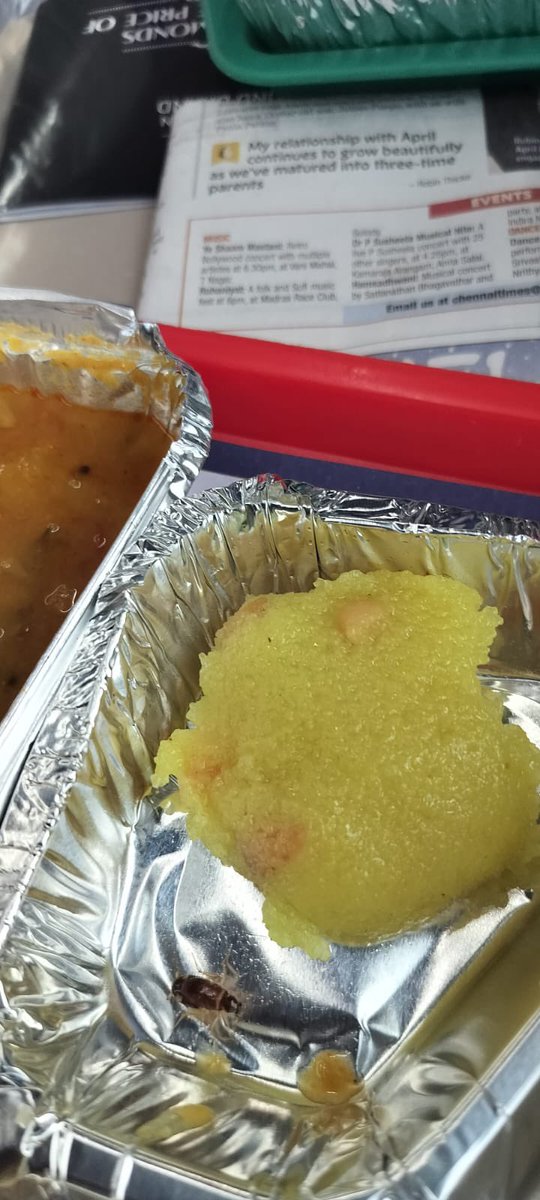 sahisridhar's tweet photo. Disturbing state of the Indian Railways kitchen showing the alarming hygiene crisis. Cockroaches found in delivered meals in the vande bharat train from Chennai to bangalore. Urgent action needed to ensure the well-being of passengers. #IndianRailways #HygieneAlert #VandeBharat https://t.co/INPoD5HlNx