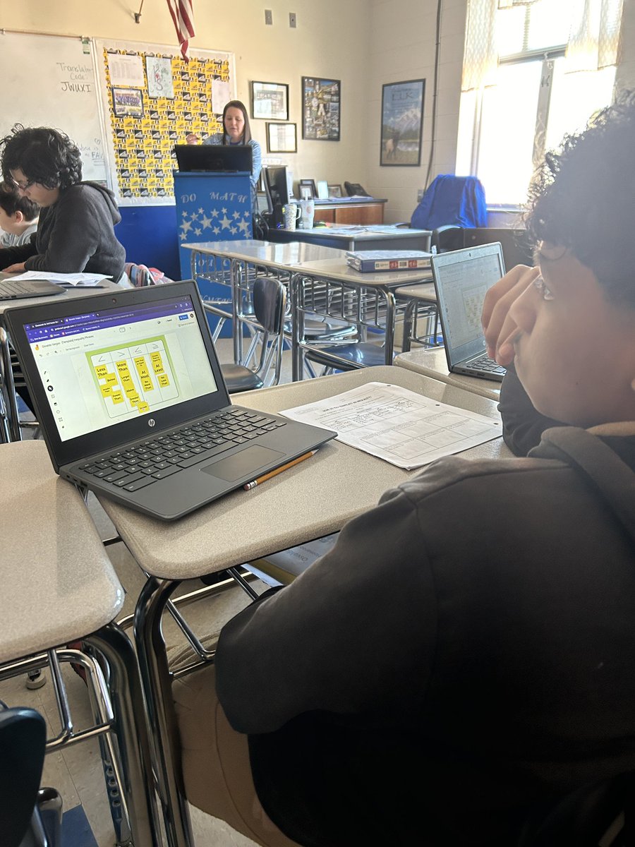 Jamboards strengthen math vocabulary #collaboration #engagement