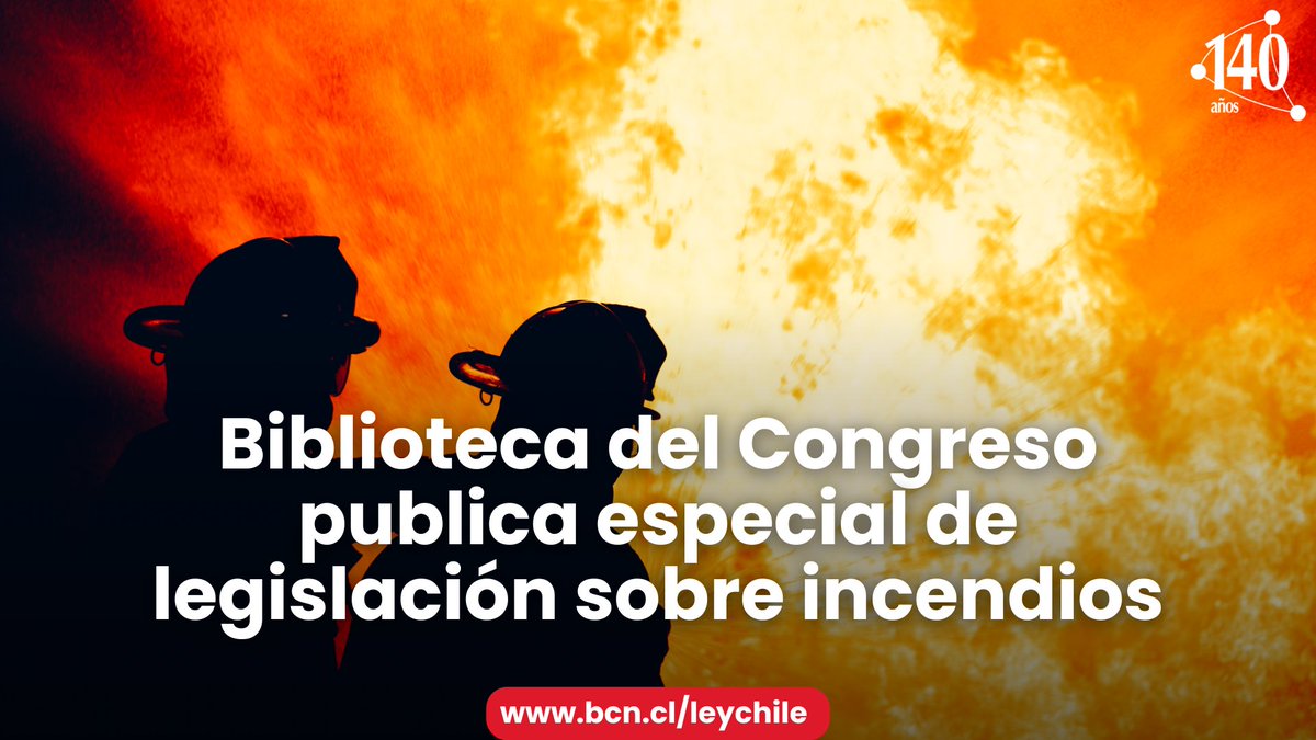 🔴Biblioteca del Congreso publica especial de legislación temática sobre incendios.

✅Incluye una completa selección de normas, a texto completo y actualizado, realizada por Ley Chile.

👉Ir al especial: bcn.cl/leychile/consu…

🗞️Ver nota de prensa: bcn.cl/portal/noticia…