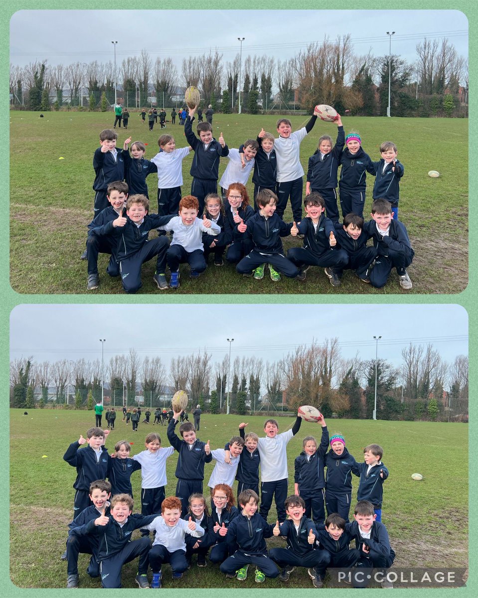 Our P4 pupils really enjoyed participating in the Holywood RFC Blitz. They got to play against St Patrick's PS and Holywood PS. Thanks to everyone at @holywoodrfc for organising this great event.