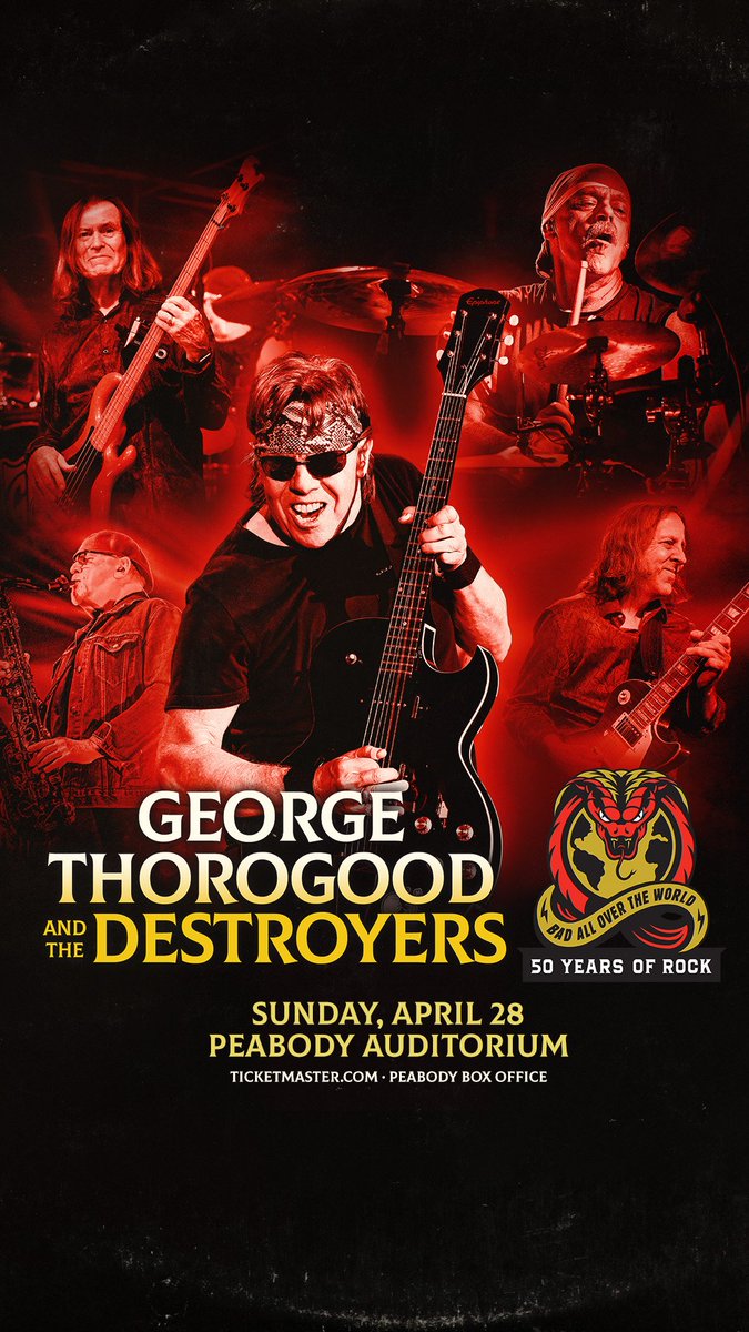 #GeorgeThorogood coming to town!!! Download the Rock of Daytona App for your chance to win tickets!!!