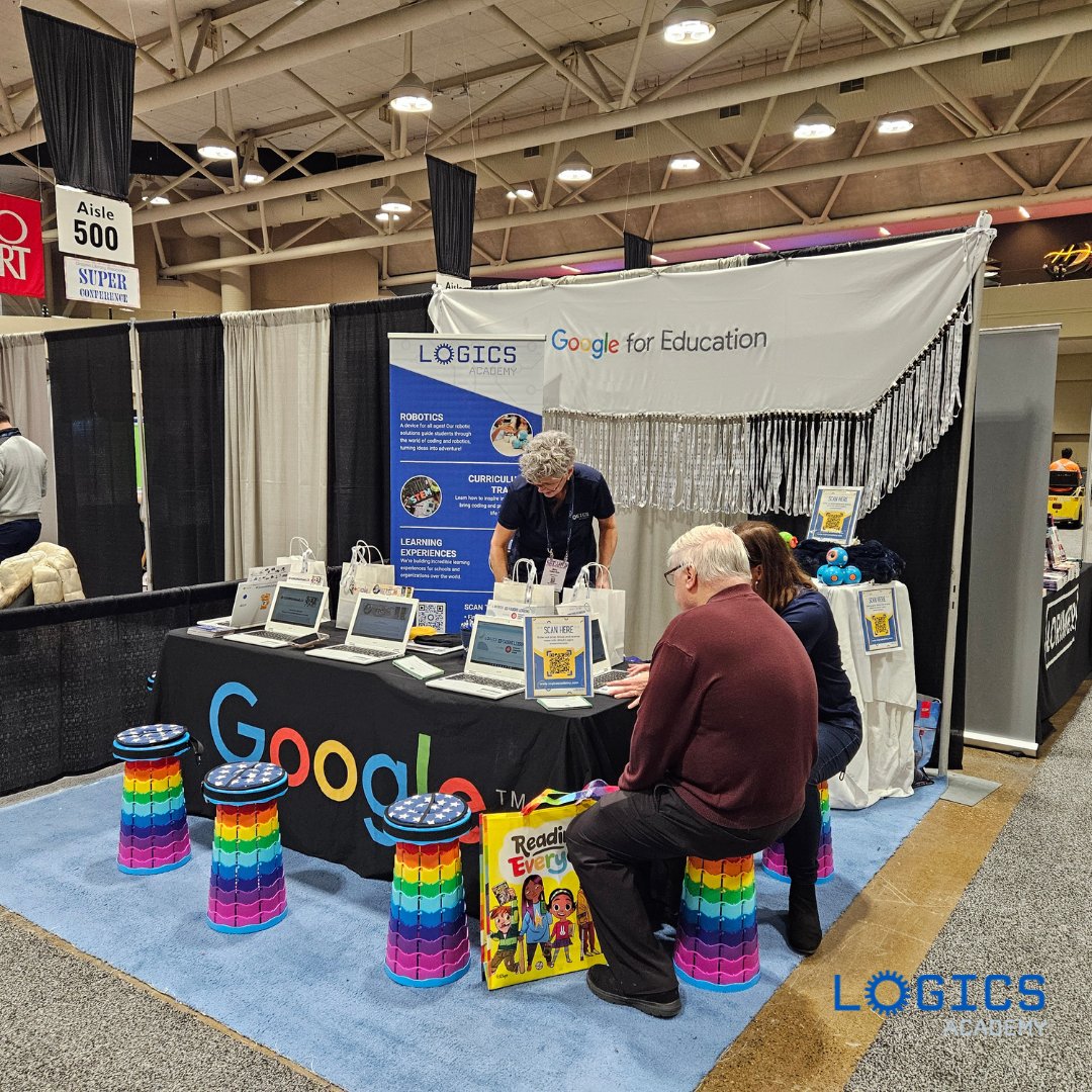 LOGICSAcademy's tweet image. Logics Academy had a blast at #OLASC 2024! 📚 Librarians love FREE!!  Even though the @GoogleCanada SWAG is gone, there is still plenty of FREE learning for all.  logicsacademy.com/events/ 🌟

#LibraryConference #LogicsAcademy #LearningInnovation
