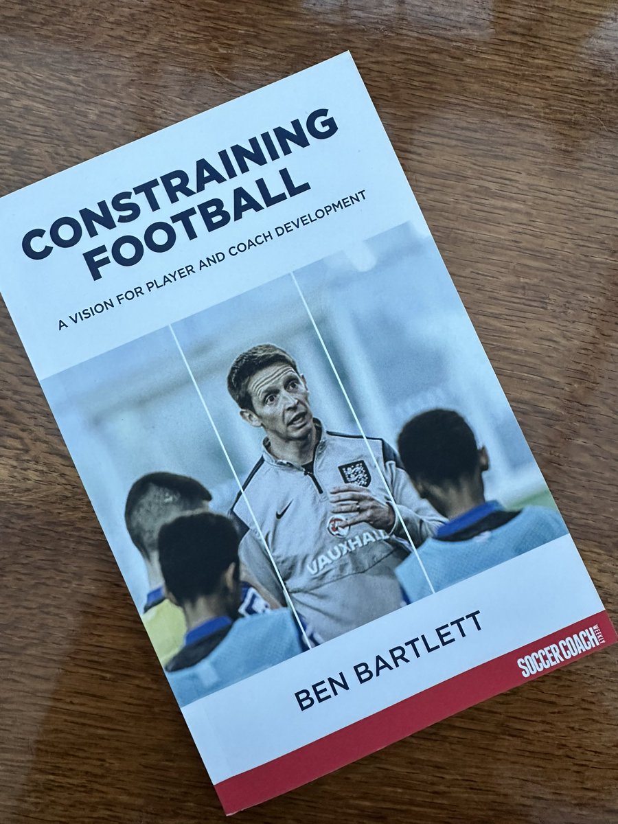 Finished this fantastic book by @benbarts on a constraints led approach for players and coaches development. Highly recommend✅📚