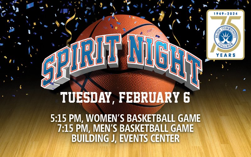 GAMEDAY 🏀
<a href="/eccwomensbball/">ECC Women's Basketball</a> and <a href="/ECCMBasketball/">Elgin Community College Men’s Basketball</a> vs <a href="/OaktonOwls/">Oakton Athletics</a> 
📍 Elgin, Ill.
⏰ 5:15/7:15 PM
🎥 facebook.com/ElginSpartans/…