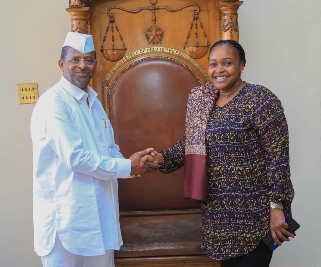 HonWangari's tweet photo. Today i represented the Speaker of The @NAssemblyKE  @HonWetangula in welcoming a delegation of the Maharashtra Legistlative Assembly of India led by their Deputy Speaker Shri Narhari Sitaram. https://t.co/3bumENlxkH