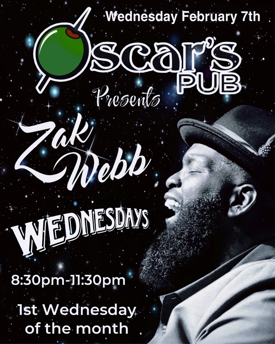 🪐 Webb Wednesdays at Oscar's Pub! Show me what ya got Fort Worth… Let’s get it, Let’s go! 
#fortworthtx
#zakwebbmusic