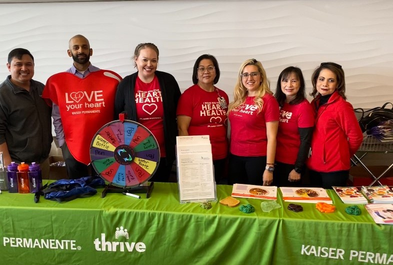 Our North Hollywood team wore red to raise awareness for heart disease and provided healthy lifestyle and heart-health related resources and giveaways to members and patients at our "Heart Health" table. #WearRedDay