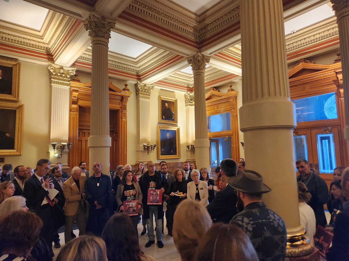 RepWeinberg's tweet photo. Please listen to my speech on the Senate Floor addressing the victims of the Hamas terrorist attacks.

#coleg #cologop #COSenate https://t.co/eL8eFjtr2R