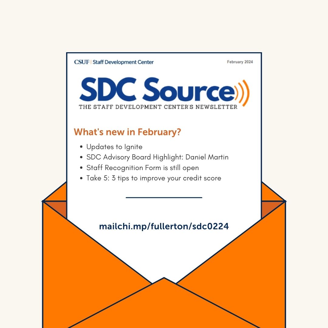 Check out the February edition of the SDC Source! 

Visit mailchi.mp/fullerton/sdc0… to see what's coming up this month!