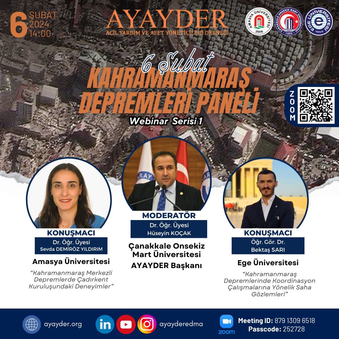 Deneyim paylaşımı webinar etkinliğimizi tamamladık…