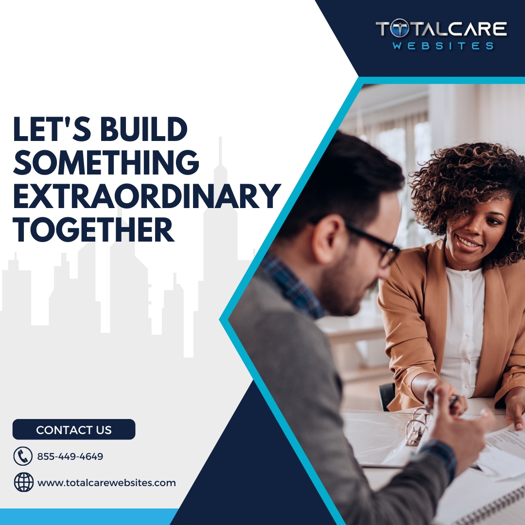 We're more than just software developers; we're creators of unique experiences. Our team works hand-in-hand with you to develop software with unique features and functionalities that truly stand out. 

Visit 🌐 totalcarewebsites.com for more information. 

#totalcarewebsites