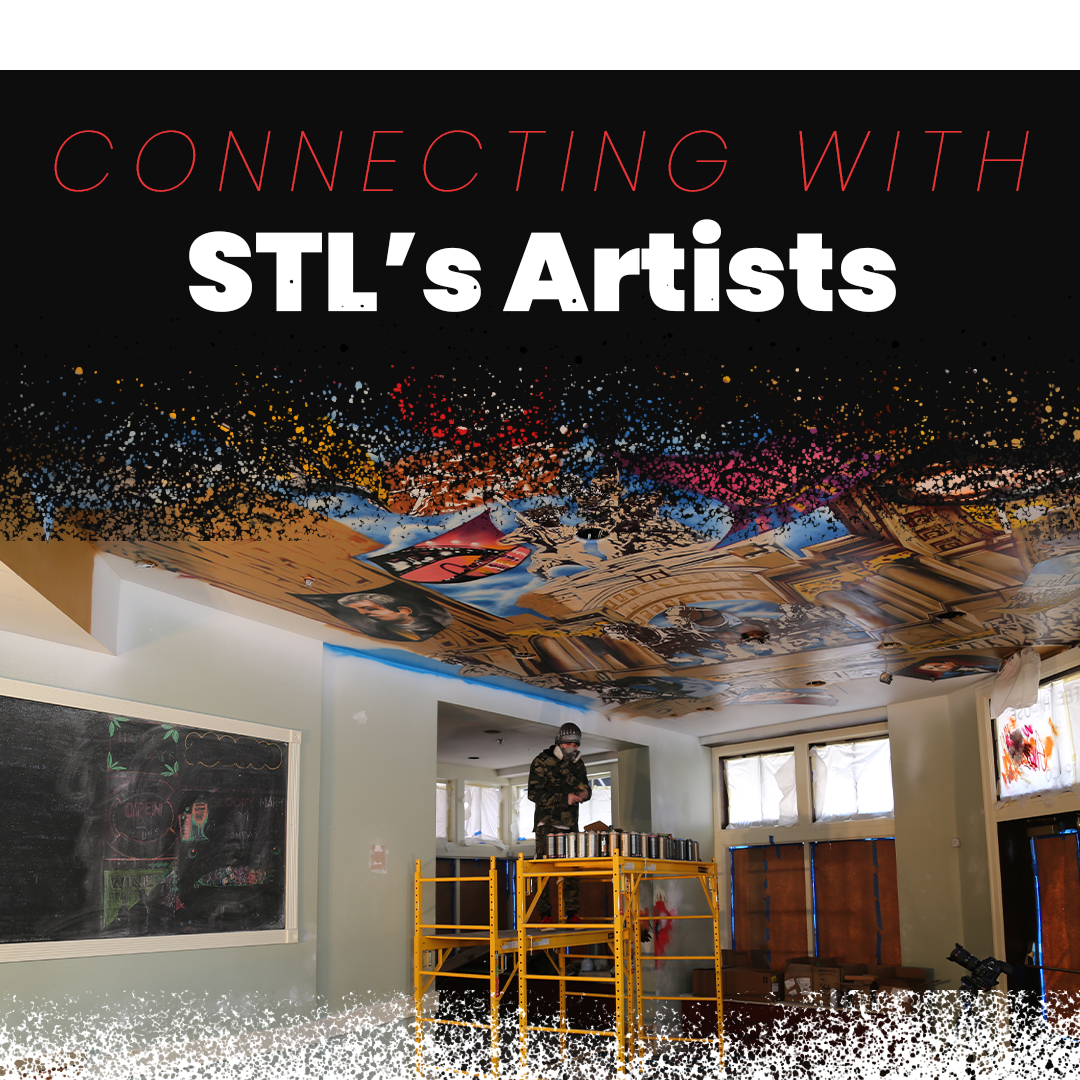 Cafe Piazza proudly supports STL artists. Are you an artist looking for a platform? Reach out and let's collaborate! #SupportingSTLArt #CafePiazzaArtScene