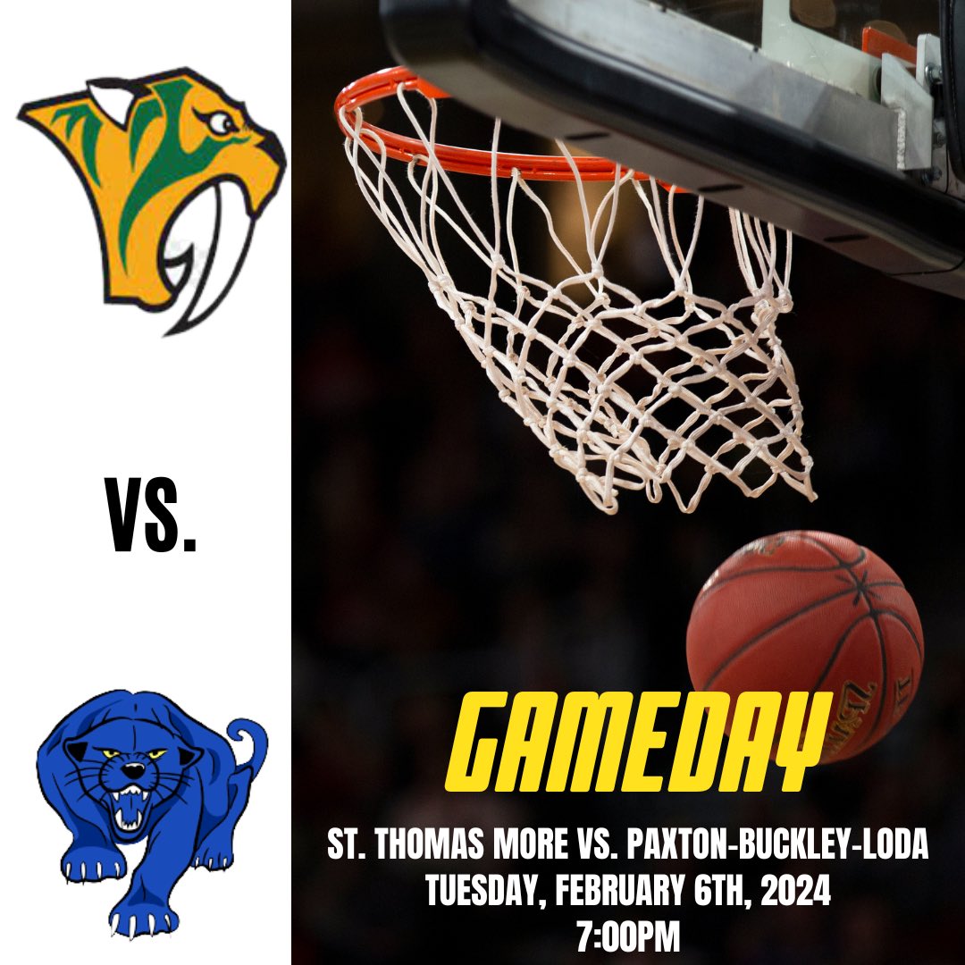 STMHoops_'s tweet photo. Senior Night tonight at STM! Always a bitter sweet evening. Thank you to our seniors Wilson Kirby, Peace Bumba, and Cole Kemper. You helped make our program better #TWW

🆚 Paxton-Buckley-Loda
📍 3901 N. Mattis Ave, Champaign, IL
⌚️ 7:00pm https://t.co/zYhOh4yquC
