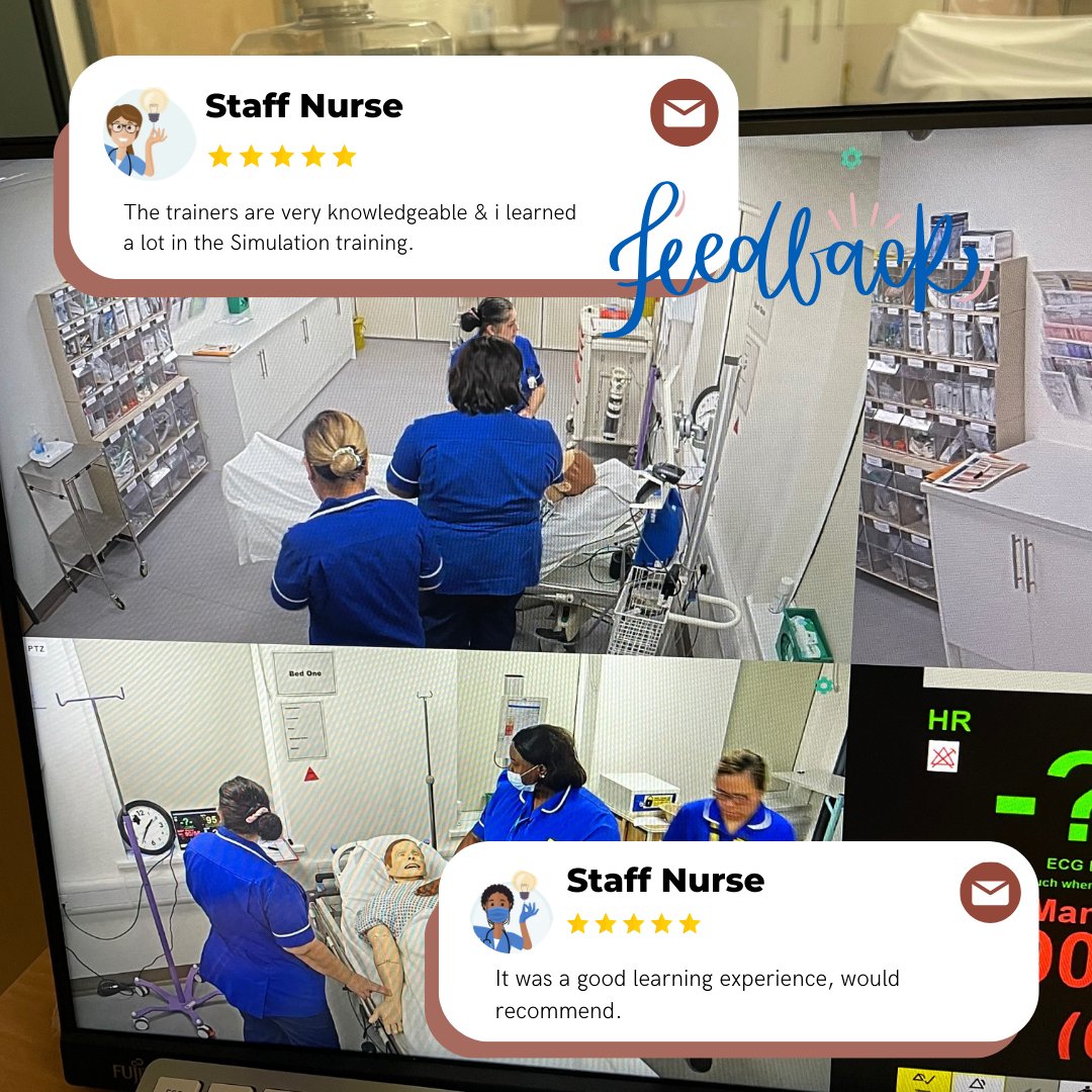 The simulation labs at Acorn house in Warwick are kitted out with equipment as close as it would be in the hospital, and sim mannikins that are operated by trainers to 'respond' to treatment! Delegates have learnt really valuable lessons from the experience!🤩 #nurselife #nhs