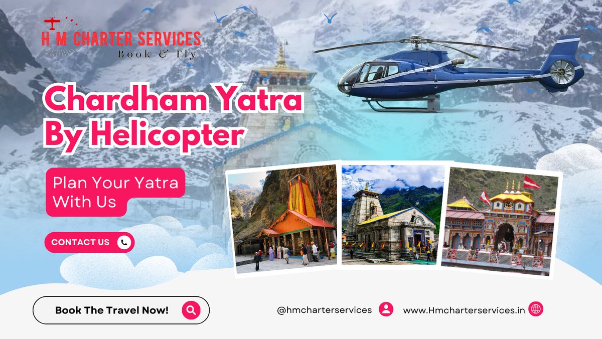 hmcs_charter's tweet photo. Book Your Seats Today Before it’s full | Chardham Yatra By Helicopter |  H M Charter Services | Private Jet - Air Ambulances - Helicopters - Turbo Aircraft’s - Group Charters - International Charter | 

Drop Your Query on Info@Jetcharterservice.in

#chardhamyatra2024 #yatrabyheli https://t.co/HBUXQWNlZw