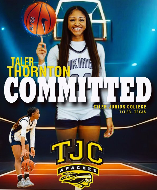Taler Thornton (@talerthornton) on Twitter photo Extremely Excited and Blessed to say I’ve committed to play at TJC🎉🖤💛
Come out to Signing Day on February 7th at 12:30pm @ the Main Gym at BHS!! Thanks <a href="/TJCWBB/">Tyler JC Women’s Basketball</a> <a href="/TreTilJon/">Trenia Tillis Hoard</a> for this amazing opportunity 💛🖤💛🖤
<a href="/BHS/">Brunno Henrique</a> blue chips <a href="/BryanISD/">Bryan ISD</a> <a href="/BHSLadyVikings/">Lady Viking Basketball</a> #apachenation Extremely Excited and Blessed to say I’ve committed to play at TJC🎉🖤💛
Come out to Signing Day on February 7th at 12:30pm @ the Main Gym at BHS!! Thanks <a href="/TJCWBB/">Tyler JC Women’s Basketball</a> <a href="/TreTilJon/">Trenia Tillis Hoard</a> for this amazing opportunity 💛🖤💛🖤
<a href="/BHS/">Brunno Henrique</a> blue chips <a href="/BryanISD/">Bryan ISD</a> <a href="/BHSLadyVikings/">Lady Viking Basketball</a> #apachenation