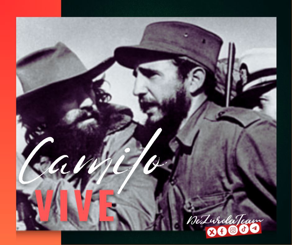 Cobra todo su significado la historia de Camilo, no solo por lo que hizo, no solo por sus heroicas proezas combativas, sino también por sus ideas, por sus conceptos, por sus propósitos profundamente revolucionarios. #CubaPorLaVida #CamiloVive