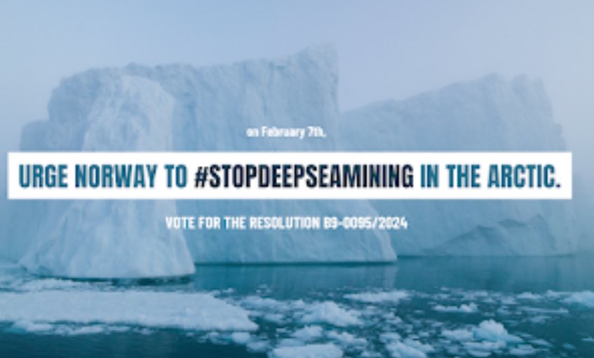 This week the @Europarl_EN will respond to 🇳🇴 decision to open the Arctic to #DeepSeaMining. This could have severe impacts on 🇪🇺 #fisheries, #biodiversity & global #climate @EPP @ecrgroup @RenewEurope @TheProgressives @GreensEFA @Left_EU: we count on you to #DefendTheDeep