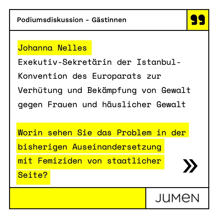 JUMEN_ORG's tweet photo. @anna_nell als Gästin bei unserer Podiumsdiskussion am 5.März! Wir freuen uns sehr!
+++ #Femizide strategisch verhindern - Möglichkeiten vor nationalen und internationalen Gerichten +++ https://t.co/cOL0Zhm579