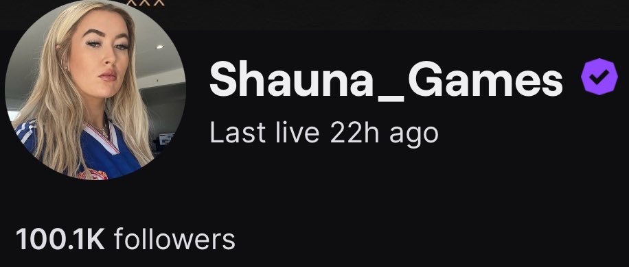 I hit 100K on Twitch 🎉 Never in a million years did i think i’d ever hit these kind of follower milestones. I was just a girl who played career mode on semi pro until i hit that broadcast button on PS4 😭 Thank you, & thanks for allowing me to be myself. Twitch has changed…