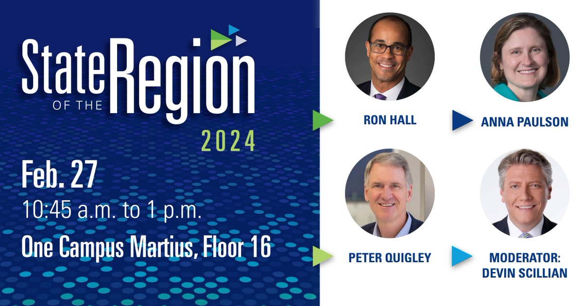 Join me and our Detroit Board Chair Ron Hall (@BridgewaterInt) at the State of the Region with the @DetroitChamber on 2/27. Our panel will focus on the region’s economic and business health for 2024. bit.ly/47GHFxX