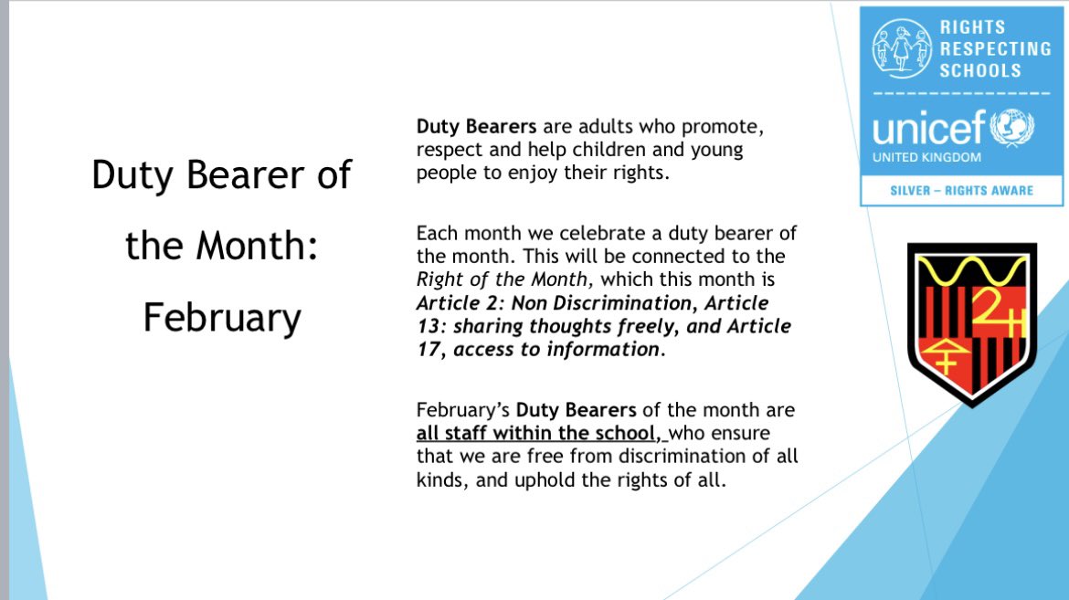 GhsAward's tweet photo. Our articles of the Month and Duty Bearers for February and LGBT+ History Month #uncrc #rights #nondiscrimination #sharingthoughtsfreely #accesstoinformation 🏳️‍🌈🏳️‍🌈🏳️‍🌈 https://t.co/h6peIbYETk