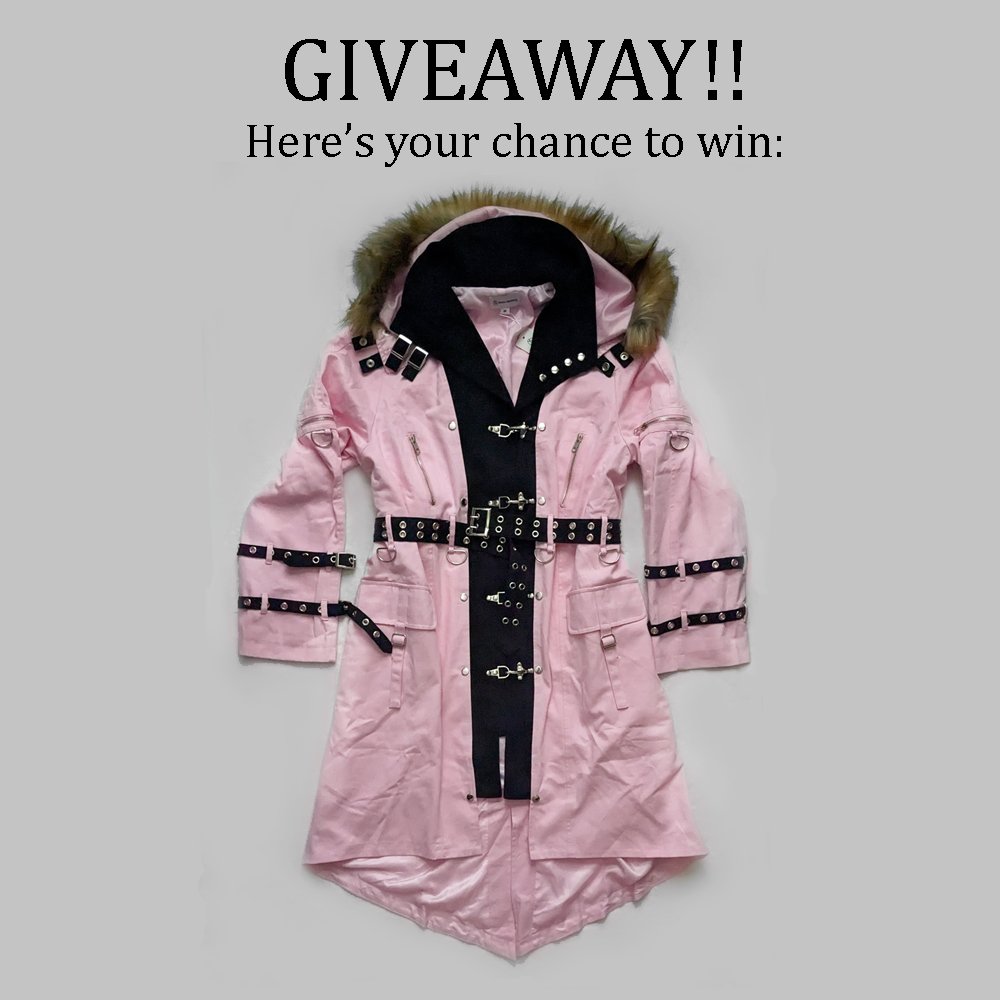 SixOnClothing's tweet photo. 🎉 GIVEAWAY! 🎉 Here's your chance to win one of the custom color Mercenary Coats, in PINK! The coat is a size US Medium.

[ Follow, Like, Retweet ] For a chance to win a pink Mercenary Coat!

Winner announced Feb 12th. Open worldwide, 18+. Good luck! https://t.co/mH4ey78TTR