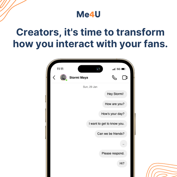 Me4UAI's tweet photo. Calling all creators! Me4U offers you the unique opportunity to keep the conversation going, share a laugh, and inspire your community.
Join us and elevate your digital presence today. Link below.
https://t.co/fipIzQ5XzW
#me4u #contentcreators #creators #influencers https://t.co/EnvvGoGUvE
