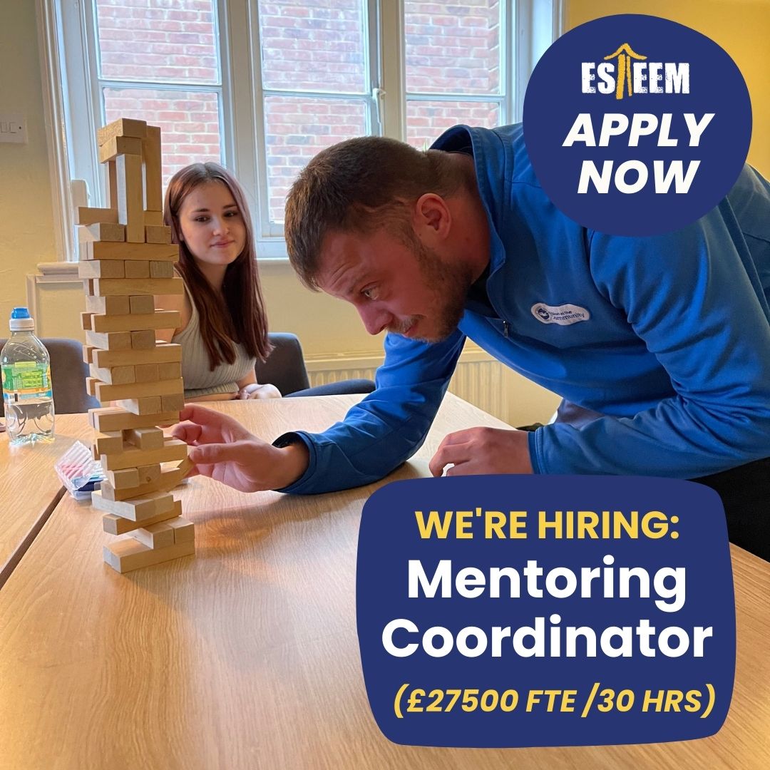 Do you have what it takes to continue and nourish our mentoring offer as our mentoring coordinator?

We're looking for someone with:

✨ Direct experience in working with children and young people and managing volunteers.

👉🏼 : esteem.org.uk/esteem-jobs-bo…