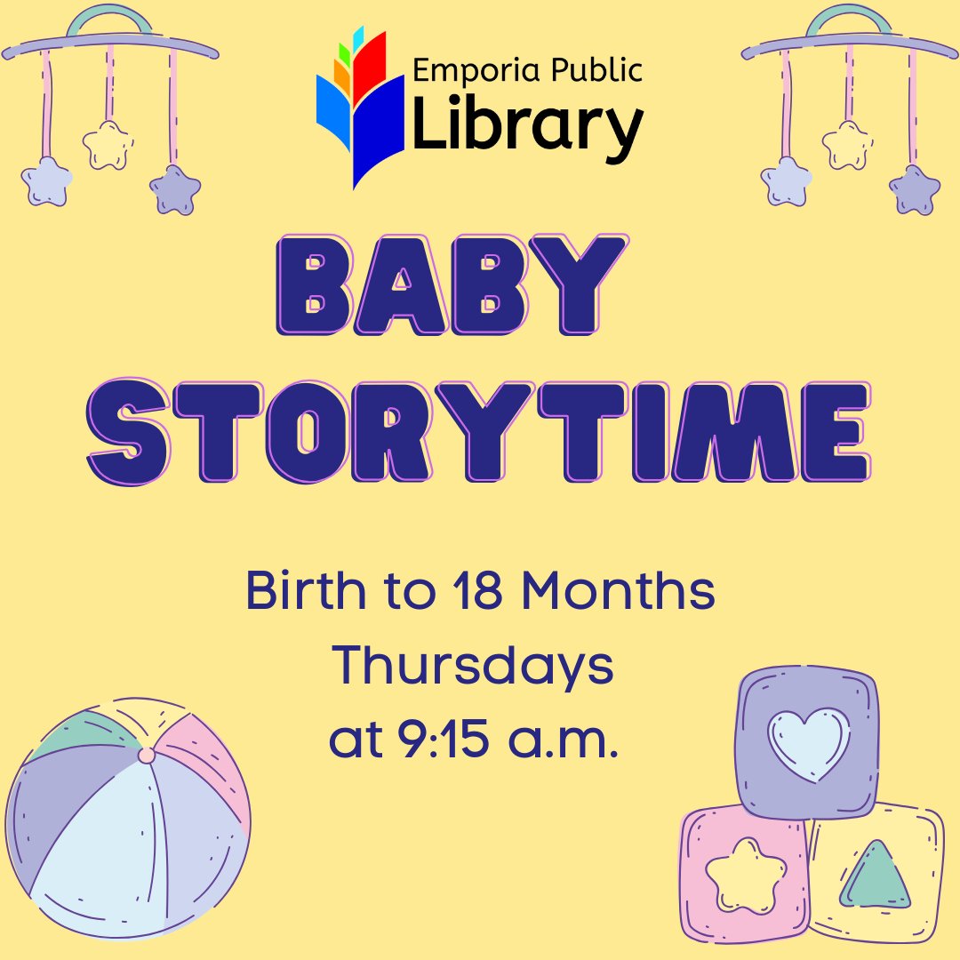 EPL_KS's tweet image. Don&apos;t forget to visit us on Thursdays for storytimes! (We will not have regular storytimes on March 14 due to spring break.) #storytime #KidFun #library