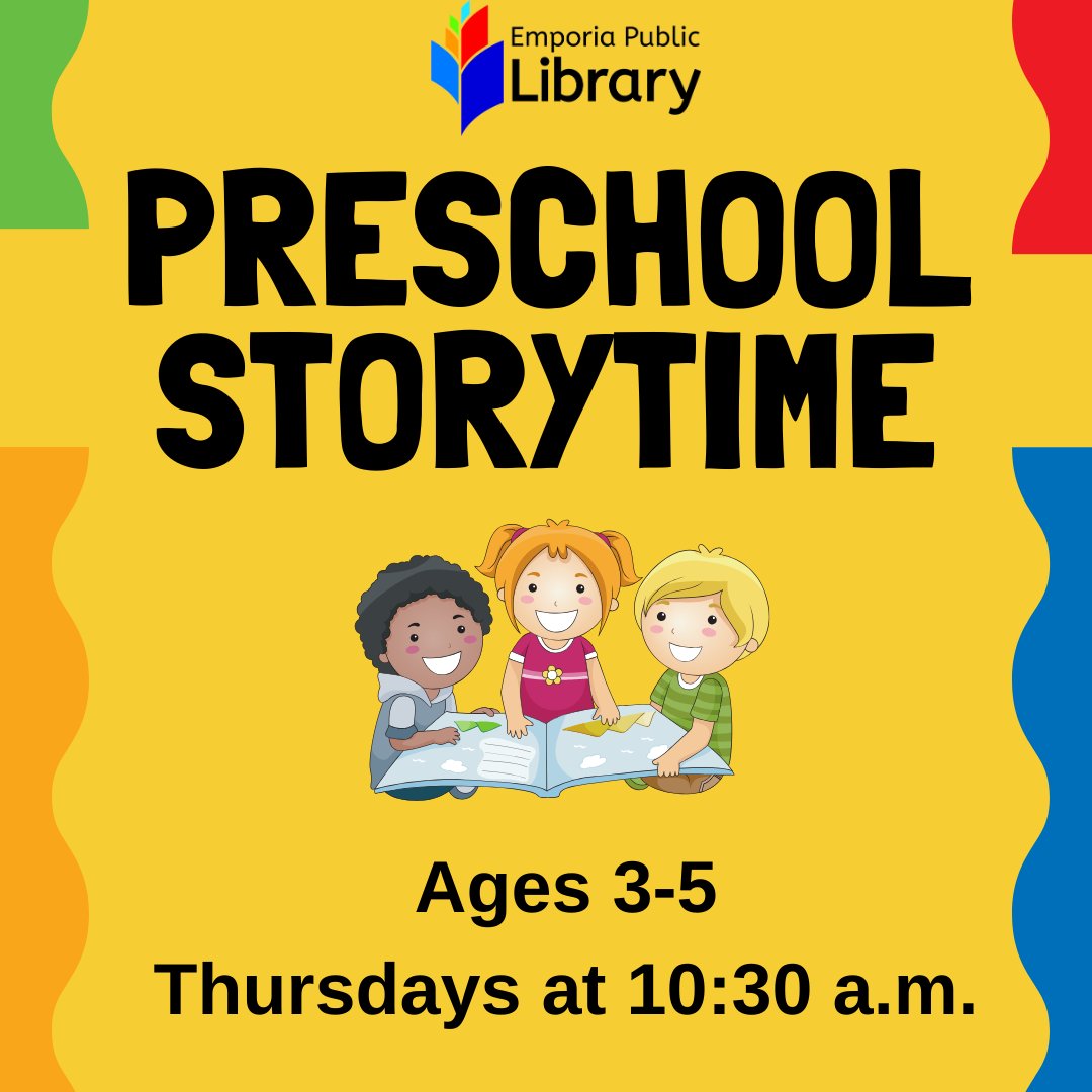 EPL_KS's tweet image. Don&apos;t forget to visit us on Thursdays for storytimes! (We will not have regular storytimes on March 14 due to spring break.) #storytime #KidFun #library