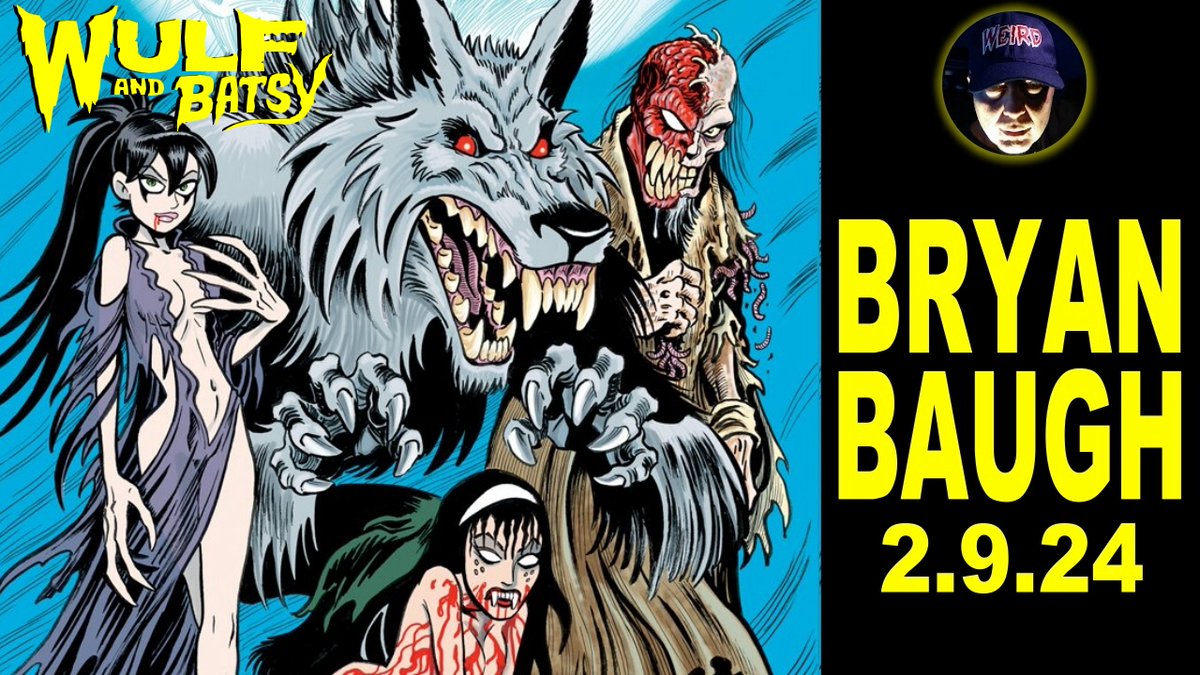 TheHorrorMike's tweet photo. NEW EVENT:
WULF and BATSY Comic Book Creator @BryanBaugh LIVE On The HORROR Mike Show FRIDAY Night 2/9/24 8pm EST!
https://t.co/HyjQXpA6ND

#wulfandbatsy #werewolf #vampirecomics #horrorcomics #horrorpodcast https://t.co/nhtyLphasG