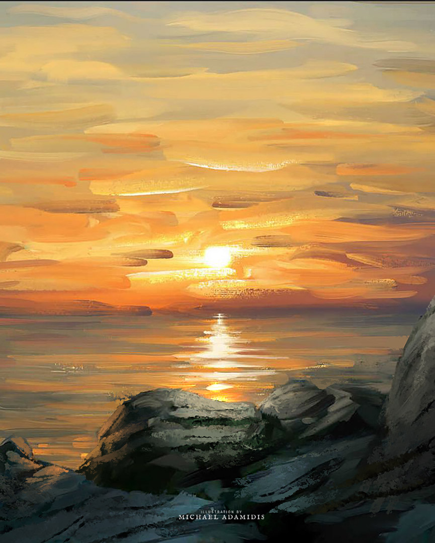 AdamidisArt's tweet photo. Digital Art Painting - Sunset #digitalpainting #conceptart #paintingtutorial #digital_painting #digitalart #digitalartist #digitalartwork #digital_art #photoshop #illustration #illustrationart #photoshopartist #paintings https://t.co/bbMhC3CJn9