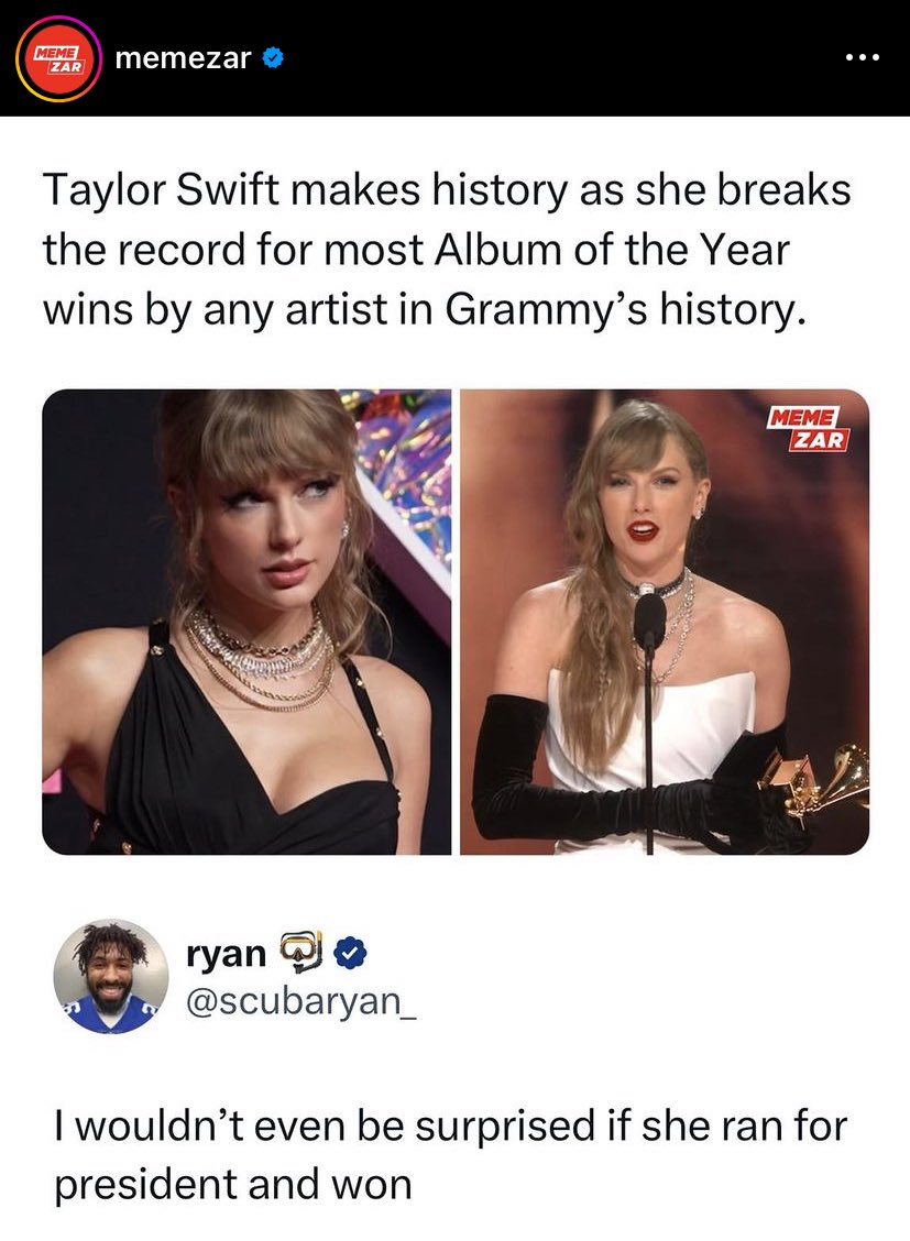 DaylorSafe's tweet photo. demi lovato has liked this instagram post supporting taylor’s win at the grammys 🤍 https://t.co/TwuokhHte0
