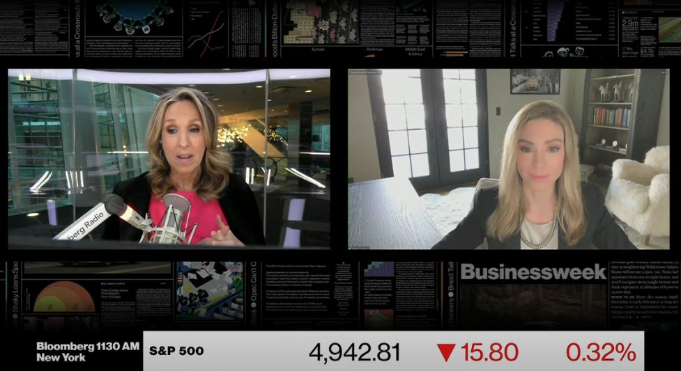 Isabelle Freidheim (@ifreidheim) on Twitter photo Had the pleasure of joining <a href="/Businessweek/">Businessweek</a> yesterday to talk with <a href="/carolmassar/">Carol Massar</a> and <a href="/timsteno/">Tim Stenovec</a>.
Tune in to listen to Athena Capital's growth equity investment focus and my market outlook for 2024:
bloomberg.com/news/audio/202… Had the pleasure of joining <a href="/Businessweek/">Businessweek</a> yesterday to talk with <a href="/carolmassar/">Carol Massar</a> and <a href="/timsteno/">Tim Stenovec</a>.
Tune in to listen to Athena Capital's growth equity investment focus and my market outlook for 2024:
bloomberg.com/news/audio/202…