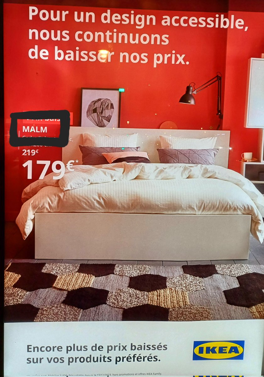 Andreas MALM inspire jusqu'à IKEA. Une seule question à se poser : "Comment saboter une literie" ? 🤔