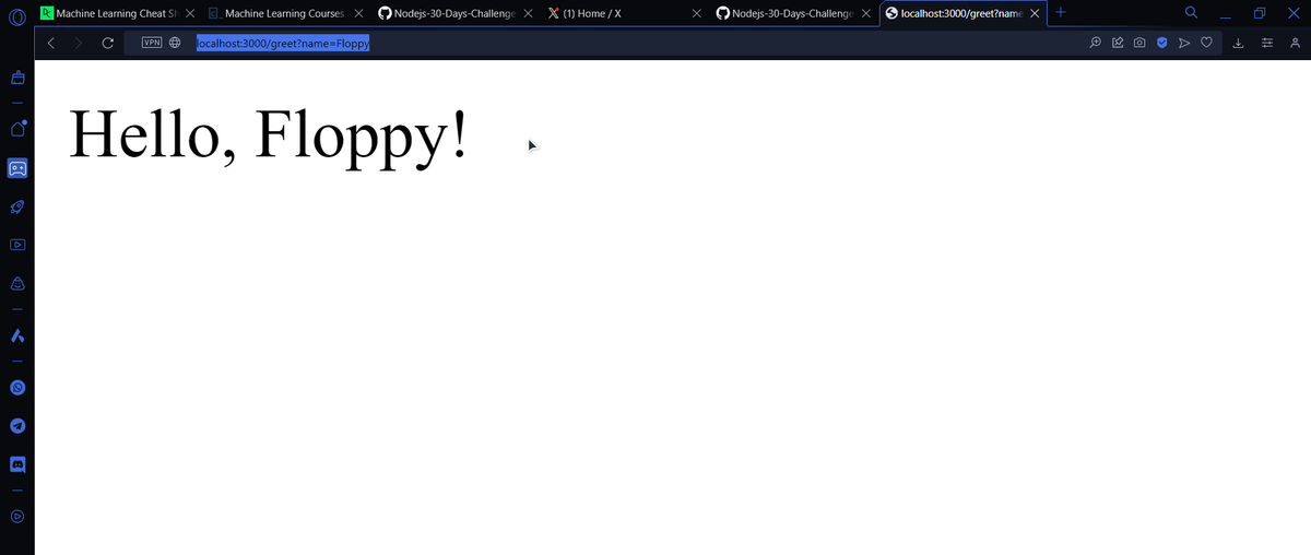 sad_floppy's tweet photo. Hey There!
I am excited to share that I have successfully completed #Day6 of the 30 Days of Node.js, hosted on the Scaler Discord platform.

Join Scaler Discord for similar challenges: https://t.co/2Ti0qO721E

#30DaysOfNodejs #ScalerDiscord #ScalerTopics
@scaler_official https://t.co/COiXQYjqqB