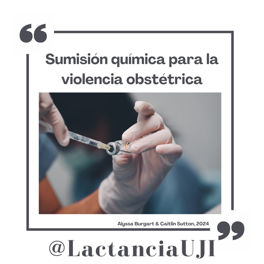 👩‍⚕️ La #violenciaobstétrica es un tema crítico que involucra el uso coercitivo de sustancias químicas durante procedimientos quirúrgicos: sumisión química. Esto representa una grave violación de los derechos y plantea preocupaciones éticas y morales en el ámbito sanitario.