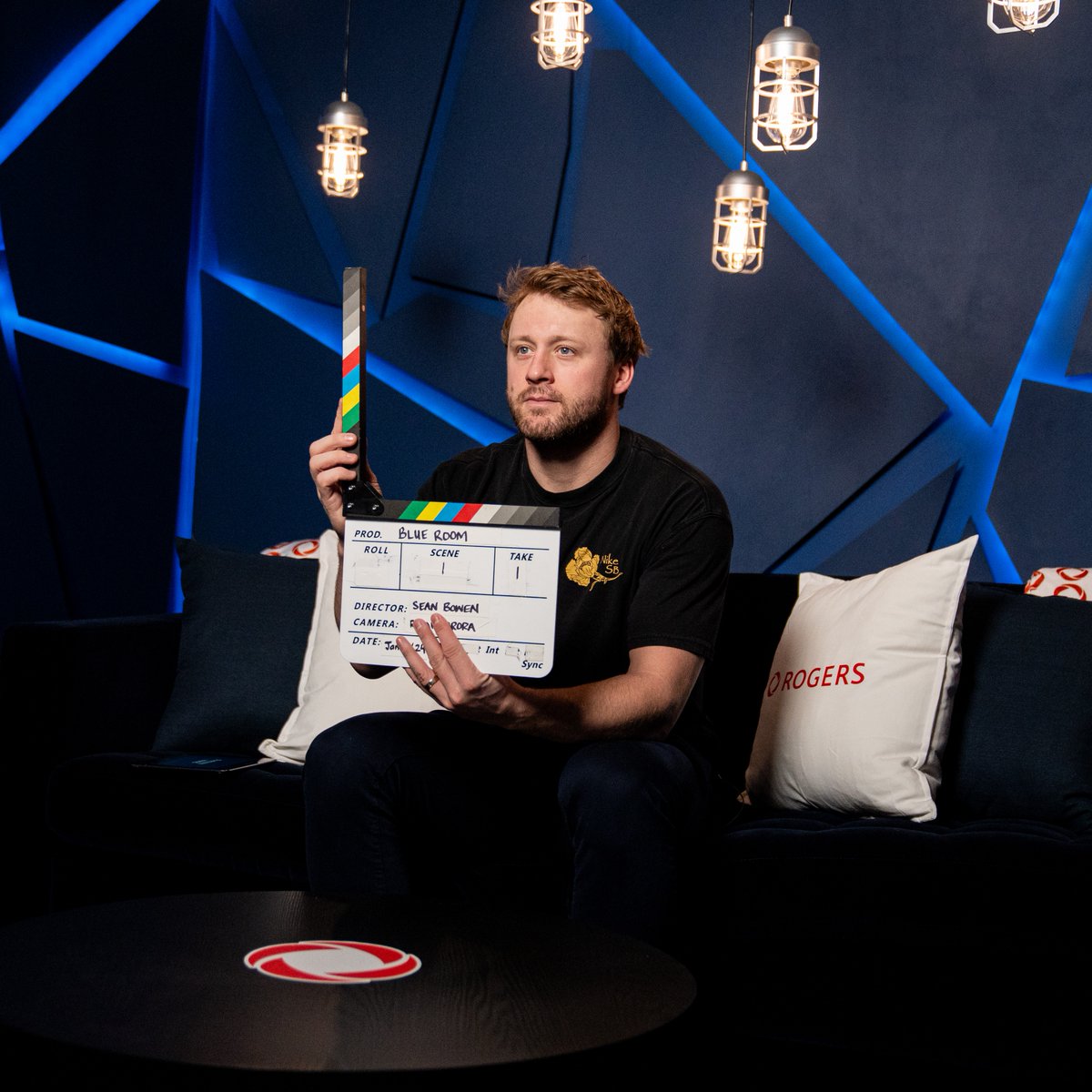 MapleLeafs's tweet photo. We Rielly hope you enjoy the first episode of Blue Room 🔵☺️ @Rogers