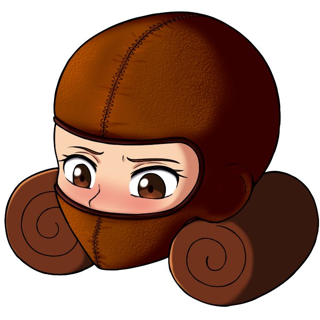 まだ途中ですが、頭だけ描けたので載せておきます。 