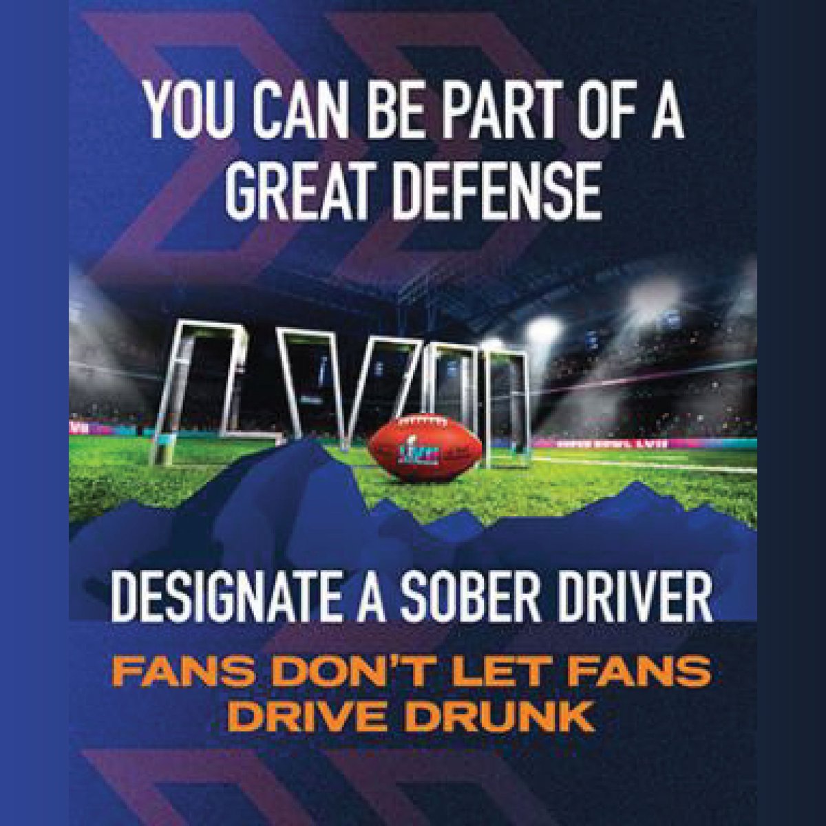 WWSafeDrivi's tweet photo. Be the real MVP – make it home safely by having a designated sober driver after the game! #SuperSafetyDrive #DriveSmart @NJMIns https://t.co/6C8d7pjlie