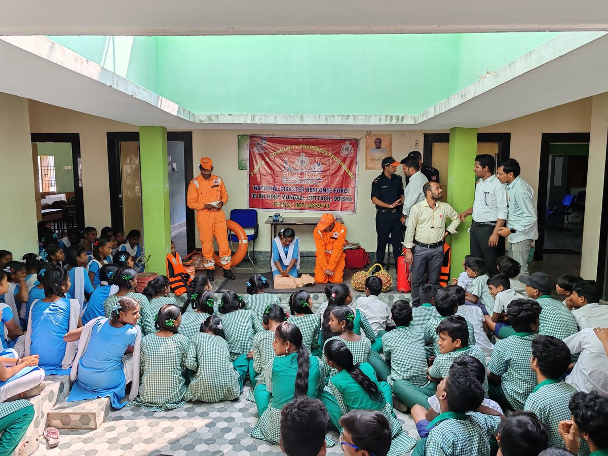 DeocGanjam1's tweet image. On 06.02.2024 #FAMEX &amp;amp; #CommunityAwarenessProgramme conducted at UGHS #PatiSunapur, Chikiti Block by @03BN_NDRF.