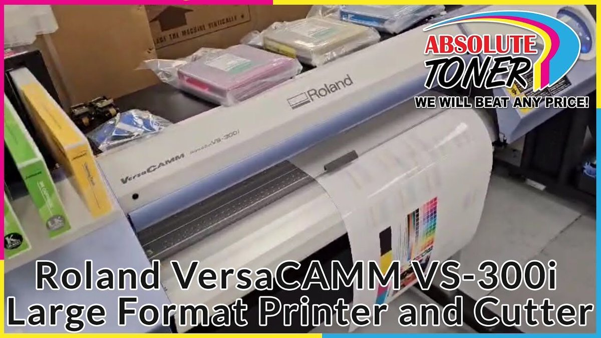 Roland VersaCAMM VS-300i Large Format Production Printer and Cutter Available at Absolute Toner

absolutetoner.com/products/195-m…

youtu.be/-MWdbPS_thc

#printinginnovation #Design #Creativity #Innovation #Technology #GraphicDesign #Marketing #Artists #SmallBusiness #Entrepreneurs