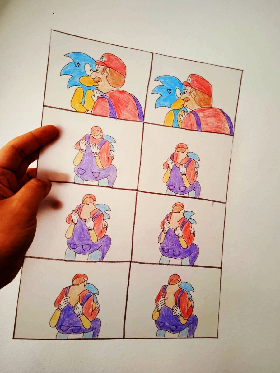 vendo lâmina original do gif do mario e sonic se beijando, leilão até sexta-feira (9/2), lances começam em R$100, basta deixar um comentário com o seu lance, o maior lance até meia-noite de sexta leva. Restam apenas 4 lâminas do gif, e mais 6 lâminas com frames que foram cortados