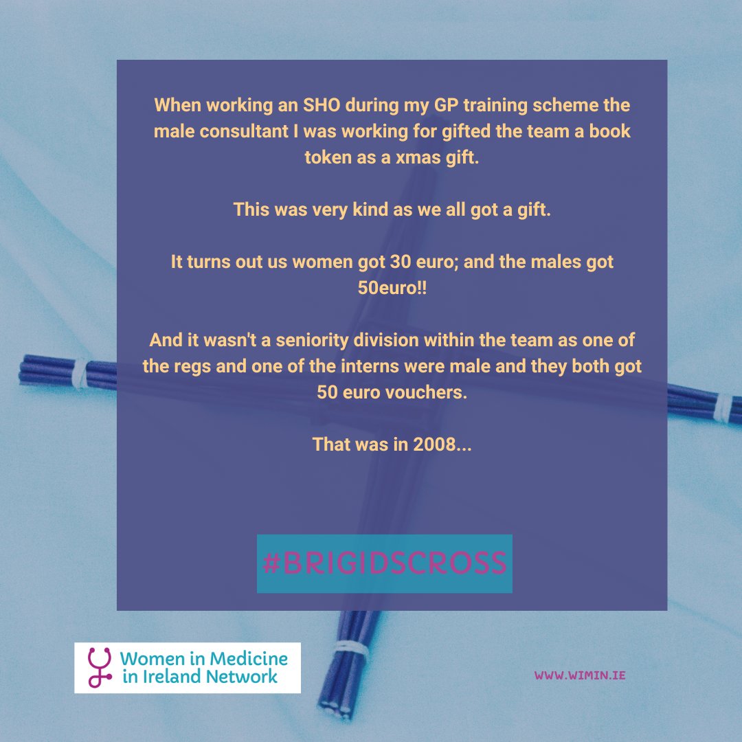 WomenMedIreland's tweet photo. In our first example of gender inequity which would make #BrigidsCross, we have this story where all the women on a medical team received a gift of lesser value than the men.
Who knew there was a gender gift gap as well as a pay and pension gap??
➡️ https://t.co/jcdZMqDRHD https://t.co/oCPK6BJBIu