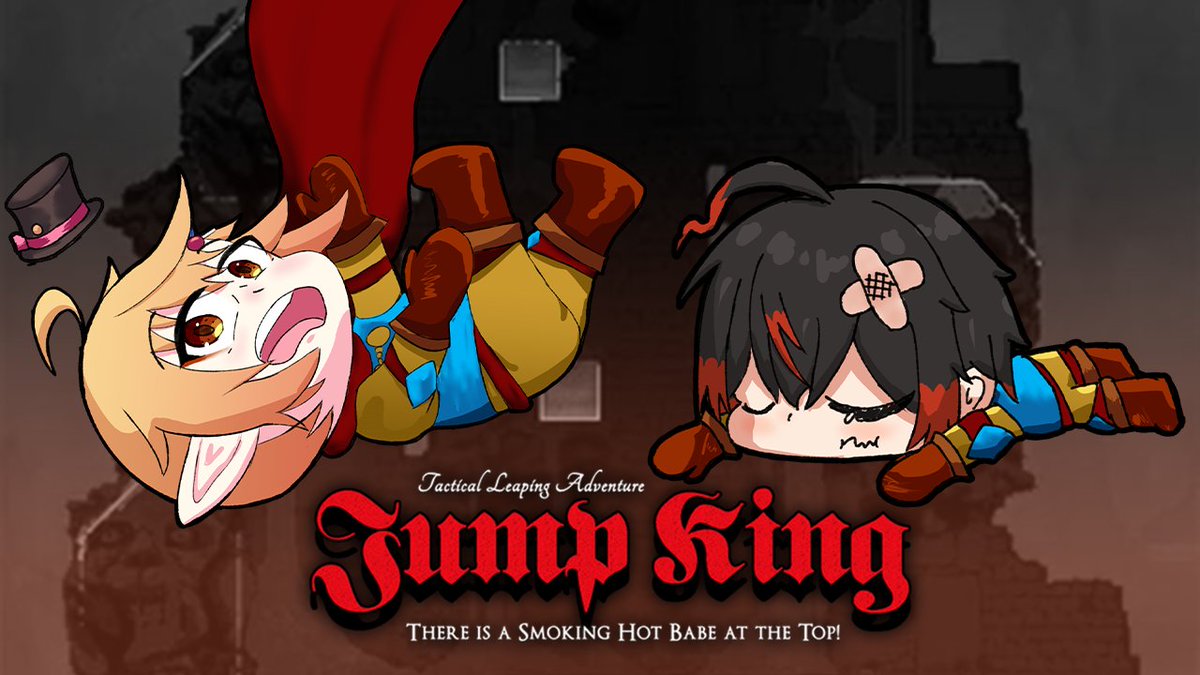 Faevily's tweet photo. WE'RE NOT ENDING STREAM UNTIL WE FINISH w/ @Alcarthi THIS IS THE HARDEST JUMP KING MAP AND I'D LIKE TO SAY HI TO YOU 🥹🥹 https://t.co/alEg54bqUD
