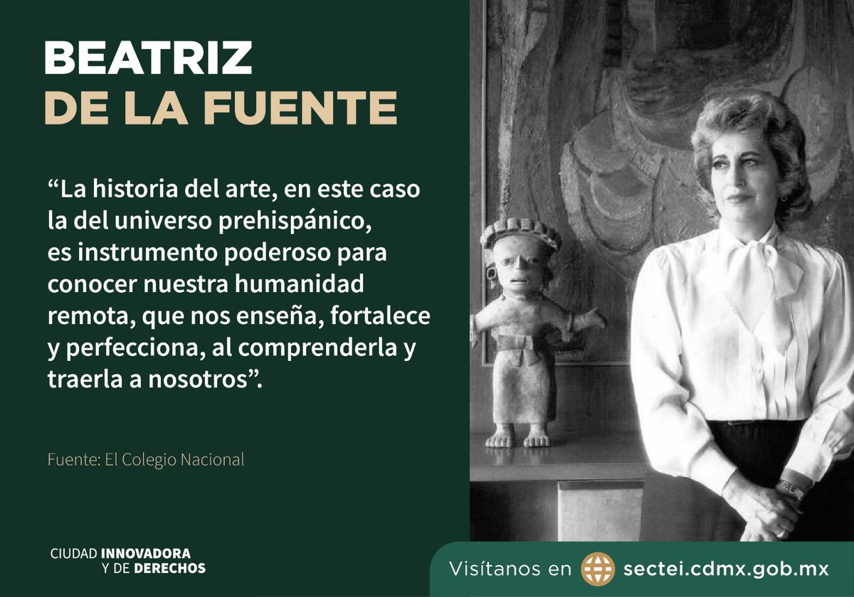 Historiadora y arqueóloga. Sus investigaciones se centraron en el arte prehispánico mesoamericano.

Se dedicó a difundir el arte indígena del México antiguo, así como proteger el patrimonio cultural. 

Nació en la Ciudad de México el 6 de febrero de 1929.